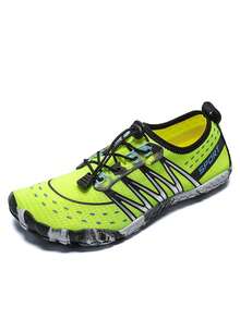 户外男女款河流徒步凉鞋,速干透气防滑夏季钓鱼鞋,轻便网眼水上鞋 - 黃色 - 查看 8