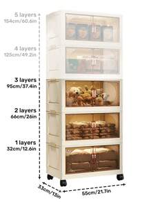 55 cm/21,7 cala szerokości 5 warstw wyjmowane składane pudełko do przechowywania, organizer do szafy/szafa sypialniana/przenośna szafa, puszki na mleko w proszku/pieluchy/zabawki/ubrania/koce/książki/pudełka do przechowywania przekąsek, odpowiednie do kuchni/salonu/sypialni/akademika/domu do wynajęcia/sypialni, organizer, organizer, przechowywanie w domu, biała koszulka damska, czarne spodnie damskie, damskie zimowe ubrania, sukienka, zimowe ubrania dla kobiet, eleganckie sukienki damskie, biała koszula damska, długi rękaw, biały kombinezon dla kobiet, wiosenne sukienki dla kobiet, wiosenne stroje dla kobiet, wiosna, wiosenne ubrania, minimalistyczny, letnie bluzki