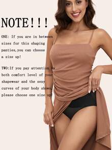 JUQDNX Sexy Shaping Panties - Tummy Control & Butt Lifting, Sleek Polyester-Spandex, Comfort Fit Briefs - 黑色 - 查看 4