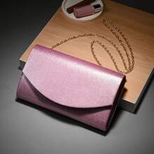 Fashion Elegant Evening Dress Handbag For Banquet Shiny Minimalist Style Envelope Clutch Bag For Ladies Wedding Party Gift Bag