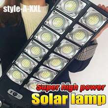 1 szt. 504 LED Solar Light, lampa zewnętrzna, 3 tryby, zasilana energią słoneczną, dwurzędowa, zintegrowana, 8000LM, 6500K, wodoodporna, czujnik ruchu, lampa bezpieczeństwa do ogrodu, idealna na Halloween, Boże Narodzenie, Święto Dziękczynienia, dekoracja, kemping na zewnątrz, lampa uliczna, (dostępna w rozmiarach S/M/L/XL/XXL) - białe światło - Zobacz 14