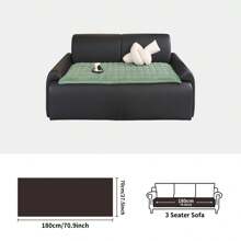 1pc Minimalist Solid Color Plaid Striped Design Sofa Slipcover, Comfortable For Sitting Or Lounging, Suitable For 2-Seater, 3-Seater, 4-Seater And Modular Sofas, All Season Use Chair Office Chair Chair Cushion Cushion Seat Cushion