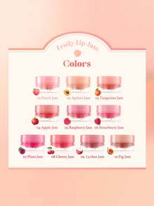 Dasique Dasique Fruity Lip Jam 01 Durazno, gel apretable, crema gel brillante, brillo cristalino, tinte borroso, aroma frutado, fórmula vegana, tapa a prueba de fugas, alternativa a máscara labial, cuidado labial de verano, para usar debajo de la máscara, arte de labios degradado, K-Beauty, maquillaje coreano, 4g/0.14oz
