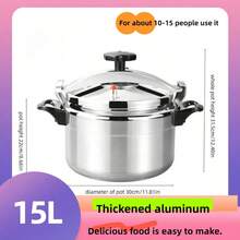 High-Quality Aluminum Alloy Pressure Cooker Available In Multiple Sizes And Models. Multifunctional For Braising, Boiling, And Steaming. Thick Aluminum With Multi-Layer Anti-Explosion Design, No Electricity Needed, Suitable For Gas Stove And Campfire. Essential Cookware For Home Kitchen And Outdoor Camping. - Multicolor - View 13