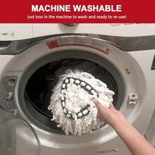 2 Pack Mop Replacement Heads For O-Cedar Spin Mop, Microfiber Spin Mop Refills, Easy Cleaning Mop Head Replacement Refill