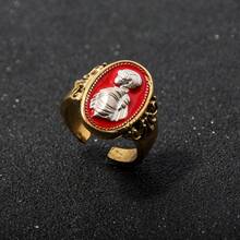 1 件游戏黑暗之魂 3 系列戒指哈维尔恶魔之痕绿花适用于粉丝女士男士装饰派对珠宝礼物配饰