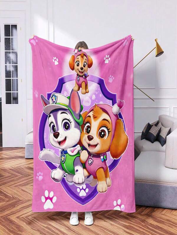 Paw Patrol Paw Patrol Plush Nap Mat Blanket - Super Soft Microfiber Throw Blanket, Portable Nap Mat For Daycare, Preschool, Sleepovers And Travel