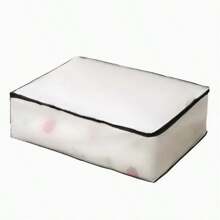 1/2/3pcs Quilt Storage Bag Translucent Visible Clothes Quilt Storage Box PEVA Dustproof And Moisture-Proof Moving Packing Bag