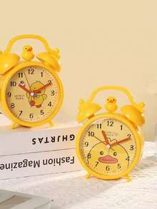Round Alarm Clock And Clock Chicken Design - Yellow - View 6