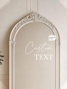 1 ملصق مرآة مخصص للزفاف والاجتماعات وأعياد الميلاد والذكرى السنوية، هدية DIY، يدوي الصنع، مكتوب باليد، ملصق زفاف، ملصق هدية. ملصق اسم هولوغرافي للزجاج والكوب والبالون والخط اليدوي، ديكور صندوق الهدايا، ملصق نص لامع مخصص، مناسب لجميع الأسطح الملساء، لامع، استخدام واحد، جو دافئ، أناقة الشتاء، ديكور المكتب - متعدد الألوان - مشاهدة 7