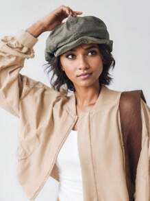Béret - Style artistique rétro Casquette de Newsboy | Grande taille, tridimensionnel, affinant le visage | Style mou, polyvalent | Un indispensable pour un style artistique pour les femmes en sortie au printemps et en automne | Vêtement rétro | Nouveau style, respirant | Éléments de chapeau de peintre japonais