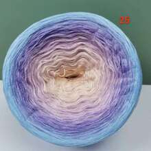 300g Pure Cotton Gradient Fairy Cake Yarn, Handmade Crochet & Knitting For Dresses And Shawls, Spring/Summer