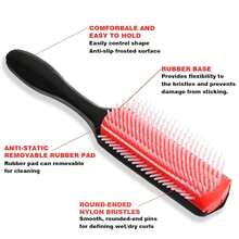 Goiple 3pcs Curl Defining Cream, Leave - In Conditioner Spray, Detangling Brush For Curl Enhancing, Frizz Taming, Moisture Locking, Shine Boosting, Definition Adding, Hair Hydrating, Daily Styling, Salon - Like Finish, Women With Straight, Wavy, Curly, Coily Hair - Creamy White 3-piece Set - View 12