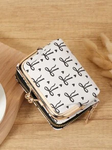 Women Wallets Short Pu Leather Purses Zipper & Hasp Purse Multifunctional Large Capacity Money Bag For Women Coin Card Holders Lightweight,Fashion Modern,Business ZipperCredit Card Business Casual Teachers' Day,Teacher Gifts,For Anniversary,For Birthday Gift,For Lady,For Female,White-Collar Workers