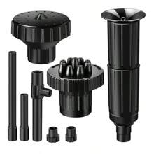 8pcs/Set Fountain Nozzle Kit - Mushroom Water Fountain Nozzles For Pond Fountain Submersible Pump Swimming Pool