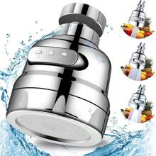 360 Degree Faucet Extender Plastic Abs 3 Mode Faucet Extension Aerator Water Saving Faucet Tap Nozzle For Kitchen Bathroom