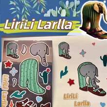 8件装新AI山海经Switch装DIY手机贴纸，手工木棍人DIY贴纸，适用于笔记本电脑、手机、透明手机壳、冰箱等常见场所