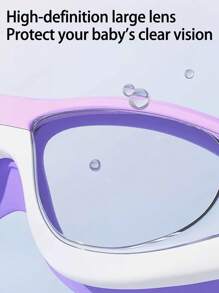 Children's Swimming Goggles Waterproof, Anti-Fog And Anti-Ultraviolet Adjustable Glasses Strap Pool Queue Beach Vacation