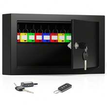 20 Keys Key Lo Box, Anti-Theft Key Cabinet With Key Tags, Key Organizer Wall Mount For Car Garage House Rental Office - Multicolor - View 2
