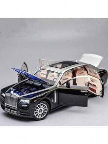 1pc 2025 New High-Quality Premium Alloy Car Model With Sound And Light Effects, Children Toy Car For Parent-Child Interaction, Birthday, Easter, Holiday Gift, Perfect Present