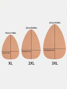 2 Pairs (4pcs) Invisible Silicone Nipple Covers, Strapless, In Beige/Coffee/Black For B-E Cup Sizes, Ladies Sticky Bra, Bra Accessories