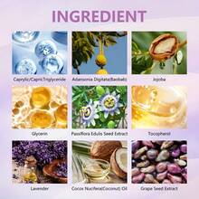 Aceite para después del afeitado unisex en forma de donut morado, para el cuidado después del afeitado, aceite corporal y aceite facial. - Morado - Ver 7