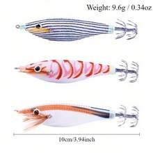 6 件套鱿鱼夹虾夹鱼钩鱼饵虾饵鱼钩