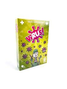 1 Pieza Juego de Cartas de Enfermedades Infecciosas - Juego de Pujas Educativo - Juego de Mesa Perfecto sobre Microbiología para Adolescentes y Adultos - Regalo de Ciencias Médicas para Enfermeros, Médicos, Profesores - Juego de Fiesta de Tarjetas de Infección Viral para Reuniones Familiares, Universidad, Amigos, Cumpleaños, Apto para 3-6 Jugadores