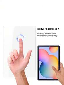 2pcs Ultra Clear, Anti-Scratch, Full Screen Coverage, Strong Anti-Fingerprint, Sensitive And Shatterproof, Tempered Glass Screen Protector Compatible With Samsung Tablet Gift For Birthday, Family, Friends Pad Screen Protector, Pad Accessories