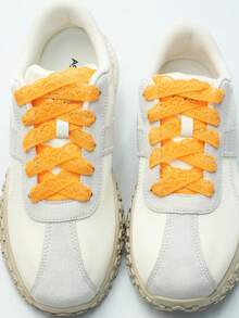 1 Pair Lace Shoe Laces, Cute Ballerina Style White Silk Lace Trim - Cz-lace Lace - View 7