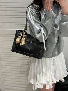 Printed Scarves, Decorative Handbags, Commuting, Office/Coffee, Social/Daily Travel, Multi Scene Handheld, Shoulder, Dual-Mode, Light Luxury Women's Bags, Four Season Minimalist Style, Three-Dimensional Handbags, Four Season Fashion, Versatile Women's Bags