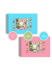 Livro De Colorir Bobbie   Acabamento de Luxo Goods Capa Dura 50 Páginas A5-48