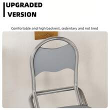 [Preț special pentru o perioadă limitată] Scaun de toaletă din oțel inoxidabil cu capacitate mare de încărcare, potrivit pentru vârstnici, femei însărcinate și persoane cu mobilitate limitată. Rezistent la rugină și ușor de curățat, pliabil