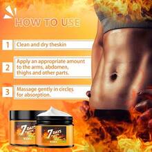 7 Days Flash Cream,7 Day Flash Cream Hot Sweat Cream,7 Days Flash,Make Skin Smooth And Delicate,For All Skin Types - Orange - View 4