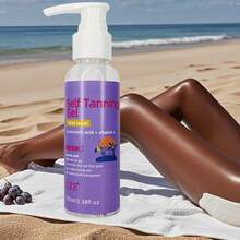 GZE 超深色透明自晒黑凝胶 | 打造专属你的光彩光泽 - 最佳防蹭色无晒黑乳液，超快显色，无假晒黑气味 - 紫色 - 查看 2