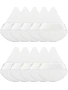 50/30/10pcs Velvet Triangle Makeup Sponge Puff, Facial Makeup Tools, Reusable Makeup Sponge, Makeup Accessories, Powder Puff, Dry & Wet Use Makeup Sponge Suitable For Foundation, Cream, BB Cushion,Cheap,Stocking Stuffers,Makeup,Makeup Tools,Cheap Stuff,Gifts,Gifts For Women,Christmas Gifts