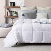 ESQUIMAL Edredón Acolchado Relleno Down Ultra Suave.para Todo Clima.para Uso como Edredón o para Funda Duvet.Hipoalergénico.(Blanco, King Size) XA1J - azul - Ver 5