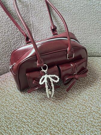 Fashion Tote Bag For Women, Spring/Summer New Large Capacity Commuter Handbag With Multiple Pockets, Versatile For Music Festivals, Parties & Events(Gift Pendant Included), Street & Japanese Bag For Women , Y2k