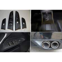 96" X 60" Black Carbon Fiber Vinyl Film Wrap 3D Bubble Free Air Release 8ftx5ft