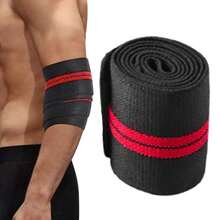 1PC 100cm Long Wrap Elbow Strap Bandage Weight Lifting Breathable Elbow Support Strap For Weightlifting Bench Press - Multicolor - View 12