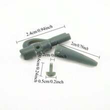 50pcs Anti-Hang-Bottom Sinker Clip European-Style Accessory - Multicolor - View 5