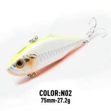 KINGDOM Kingdom VIB 60mm 75mm Fishing Lures Sinking Artificial Bait Good Action Wobblers Lure Fishing Swim Hard Baits For Ice Fishing