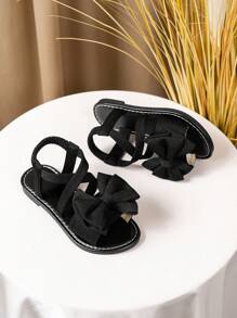 Un par de sandalias de playa de verano a la moda para niños, nuevas sandalias con moño para niños 2025, sandalias de estilo bohemio, sandalias tejidas a mano, sandalias casuales para vacaciones y fiestas