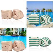 2 pachete de plutitoare gonflabile pentru brațe - aripioare de înot pentru începători, plutitoare pentru piscină pentru învățarea înotului, aripioare de apă reglabile pentru 13-68 kg, accesorii de înot gonflabile