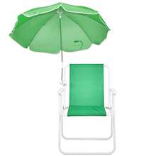 Folding Beach Chair With Umbrella For Adults, Outdoor Chairs, Folding Chairs, Lightweight Porable Camping Chair With 265lbs Capacity For Travel Picnic Concert & Outdoor Activities, Pink - màu xanh lá - Xem 7