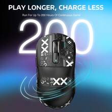 X3 49g SUPERLIGHT Mouse, PixArt PAW3395 Gaming Sensor, BT/2.4G Wireless/Wired Gaming Mouse, 6 Adjustable DPI Up To 26000, 200 Hrs Battery, Office Mice For Win11/PS/