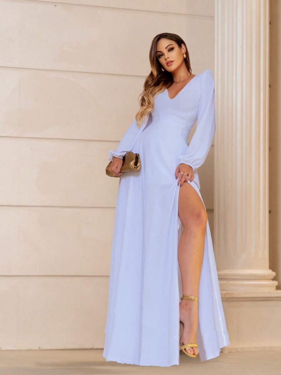 Women Prom & Evening Dresses - Blanco - Ver 1