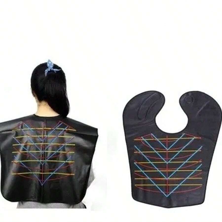 Capa Pensa de Goma A08-2 para Peluquería, Bata Antideslizante para Tintura y Corte, Accesorio Profesional para Salón de Belleza y Barbería