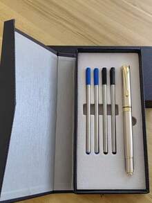 [Customization] Offer 1pc High Quality Customized Ballpoint Pen, With 1pc Gift Box Pocket Clip - Smooth Writing, Refillable Midi, Elegant Gift Box, 5pcs Extra Refills, Personalized Business Gift - Unique, Thoughtful For Colleagues, Friends, Family, Christmas, Father's Day, Thanksgiving, Back To School, For For University, High School Senior High School Students, College Students, University Students, Freshman, Sophomore, Underclassmen, Season Picks, Office & School Supplies, Customized Ballpoint Pens,Office Decor - Multicolor - View 93