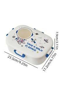Individuelle Astronauten Lunchbox, ein Muss für die Schulanfang, geeignet für Büro, Outdoor, Picknick, Schule, Arbeit, mikrowellengeeignet